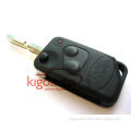 Auto key blank 2button key shell HU58 flip key case for Landrover
